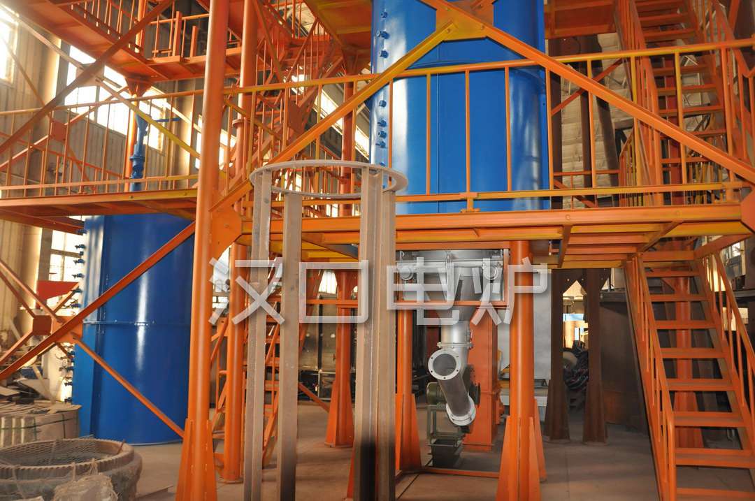 玻化微珠生产设备电炉图片
