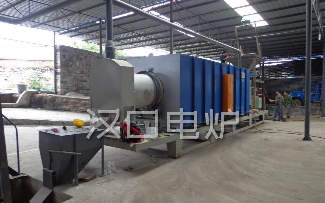 安徽阜南县闭孔珍珠岩天然气膨胀炉