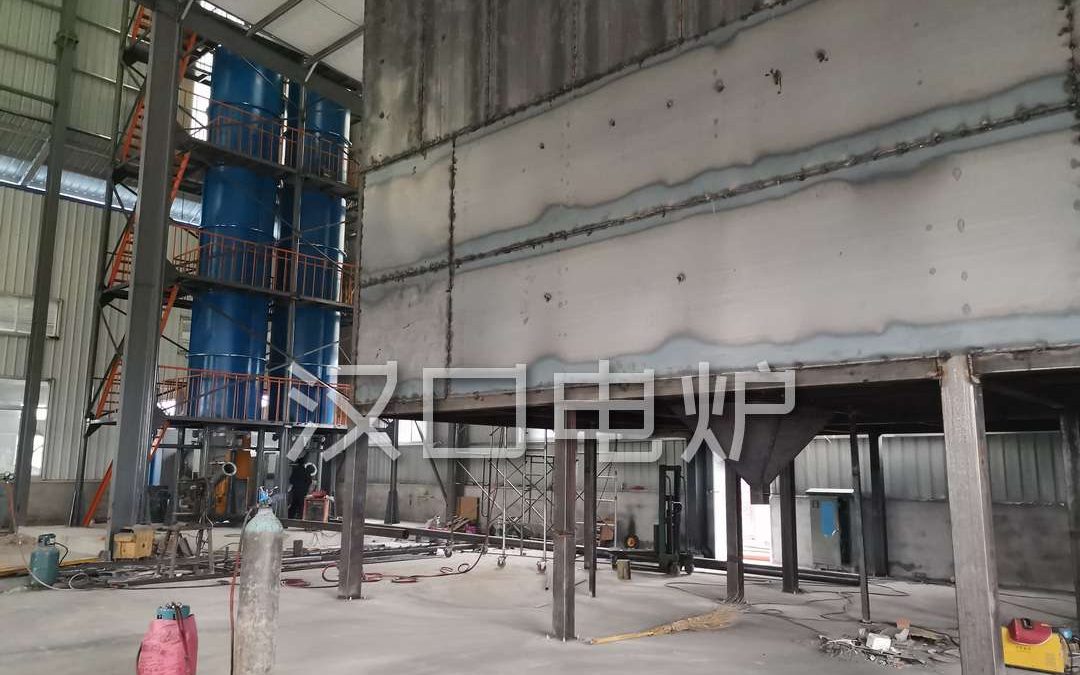 济南商河县无机玻化微珠膨化炉